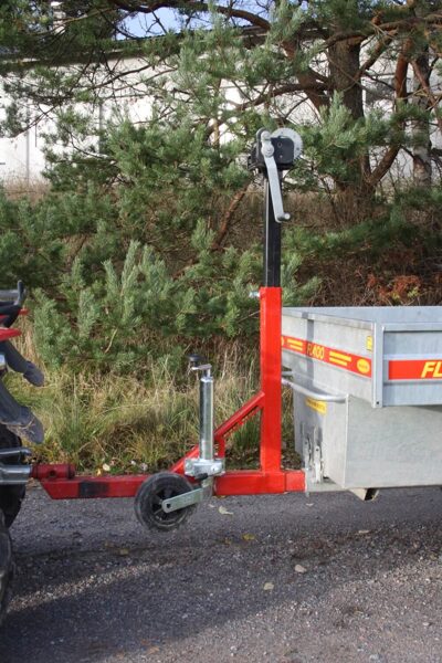 VINČAS STATĪVS AR ROKAS VIŅČU Kranman FL400 piekabei